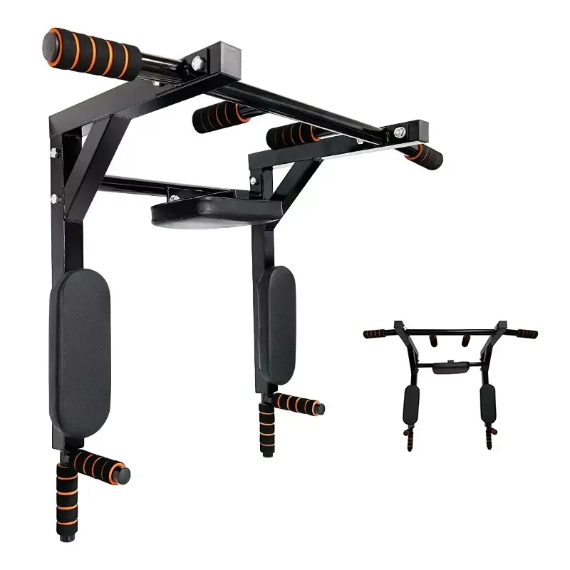 Home Bar And Gym - บาร์ดึงข้อและดิปสเตชั่นติดผนังอเนกประสงค์ - เหมาะสำหรับการออกกำลังกายด้วยการดึงข้อและดิปที่บ้าน