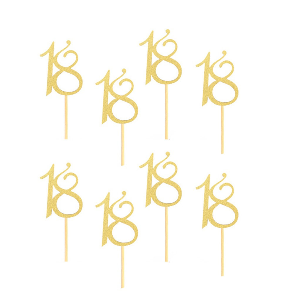 48 ชิ้น ท็อปเปอร์เค้กวันเกิดคร - Ice Pick Pick บทวิจารณ์และราคา