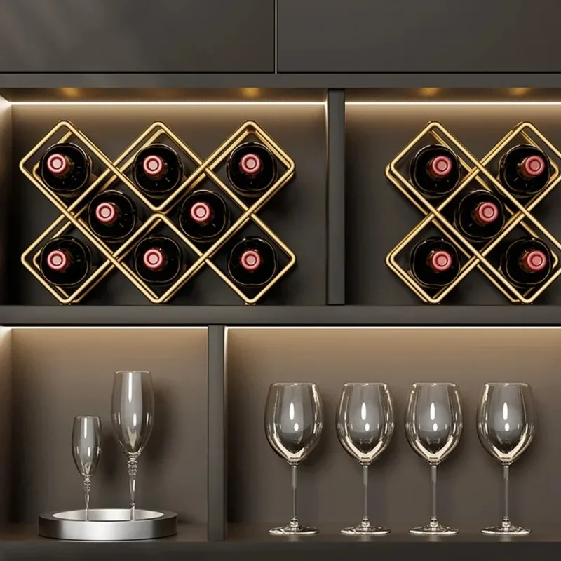 ชั้นวางไวน์โลหะ 5 ช่อง สำหรับเ - Home Bar And Cabinet บทวิจารณ์และราคา