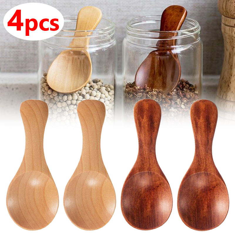 4/2/1pcs มินิไม้ช้อนเครื่องเทศ - Ice Pick Pick บทวิจารณ์และราคา
