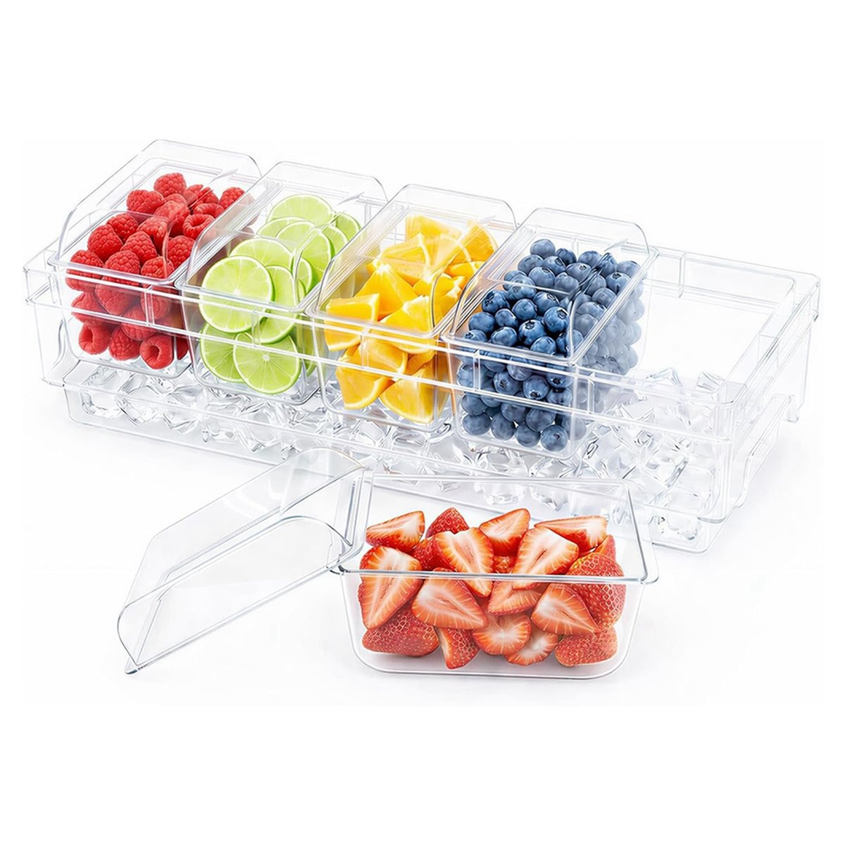 ภาชนะใส่เครื่องปรุงแบบแช่เย็น, - Garnish Tray Set บทวิจารณ์และราคา