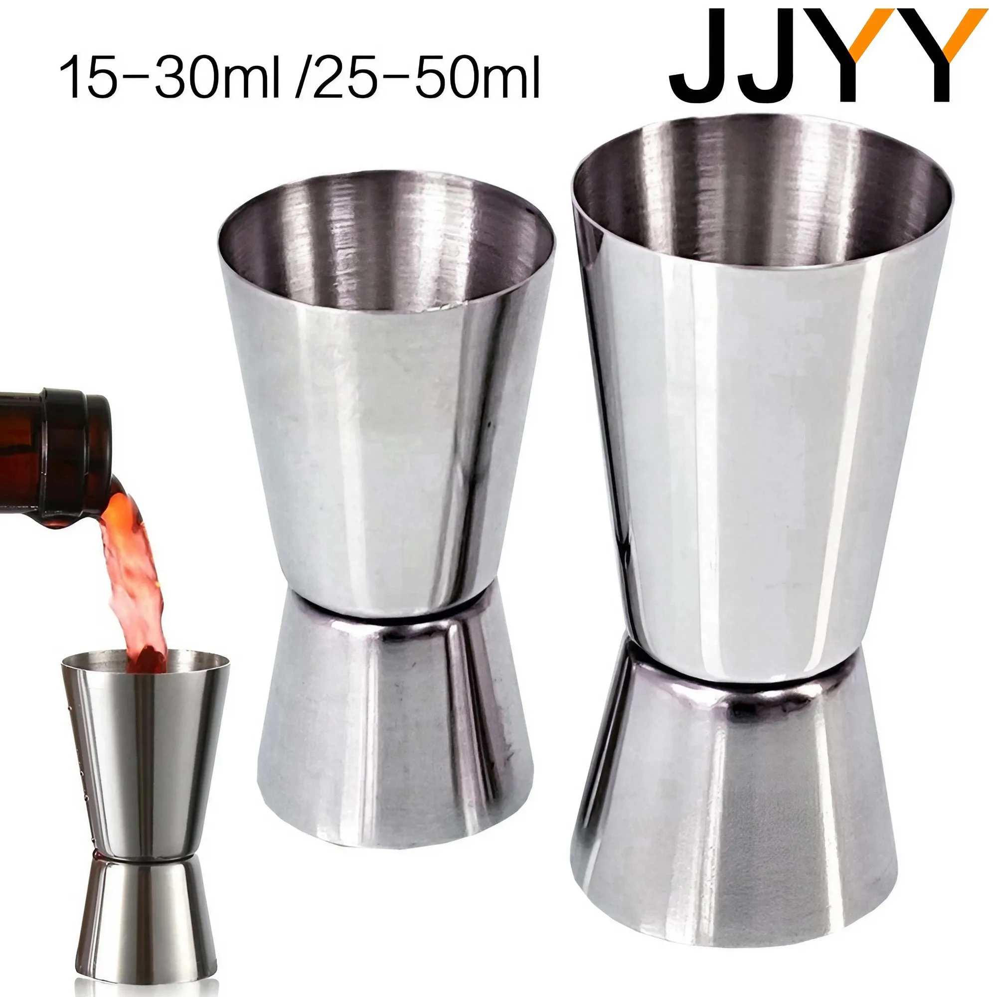 JJYY สแตนเลส Steel15-30ml 25-5 - Jigger Double Sided บทวิจารณ์และราคา