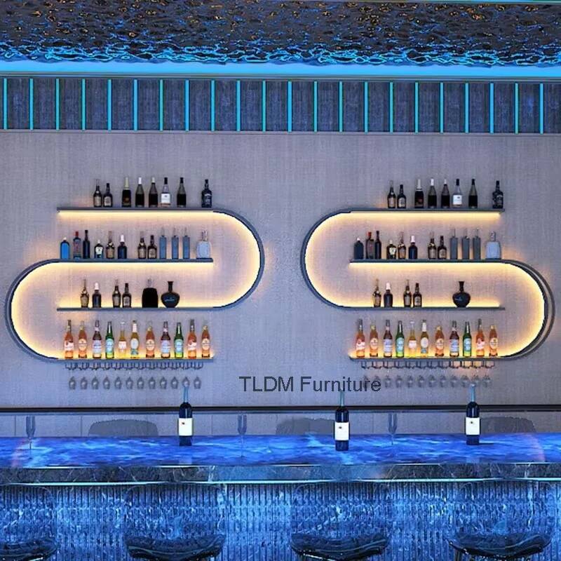 ชั้นวางไวน์ติดผนังเหล็กสไตล์นอ - Home Bar Setup บทวิจารณ์และราคา