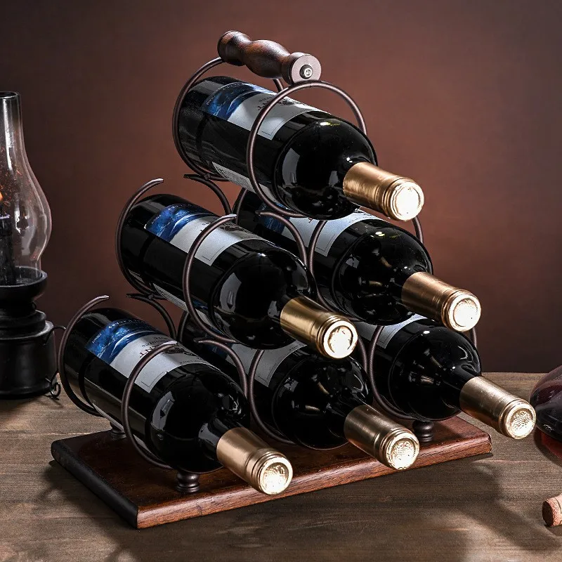 Creative Red Wine Rack ตกแต่งบ - Home Bar Setup บทวิจารณ์และราคา