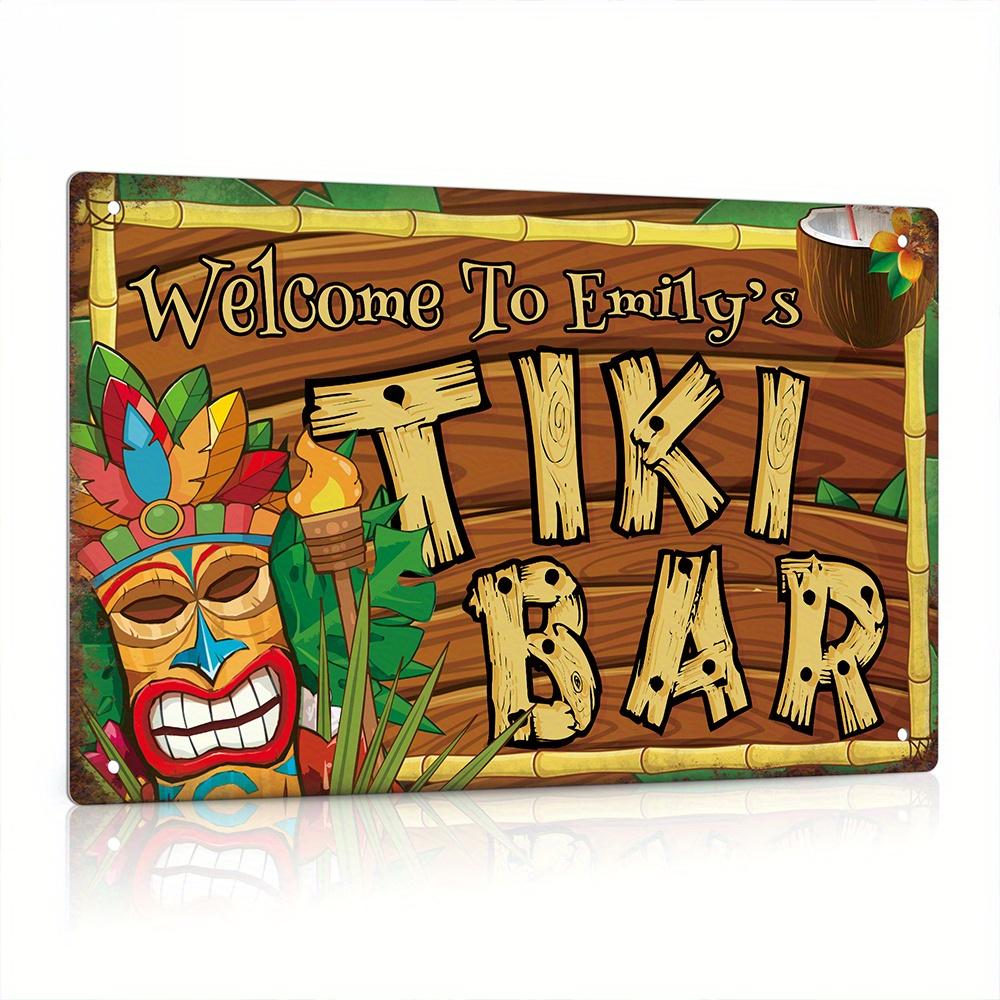 ป้ายตกแต่งบาร์ทิกิแบบกำหนดเอง, - Home Bar Signs บทวิจารณ์และราคา