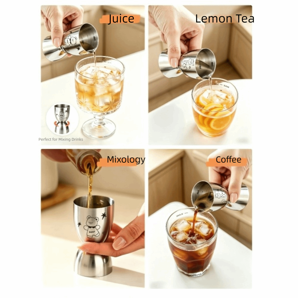 จิกเกอร์สแตนเลสขนาด 30/60 มล.  - Jigger Double Sided บทวิจารณ์และราคา