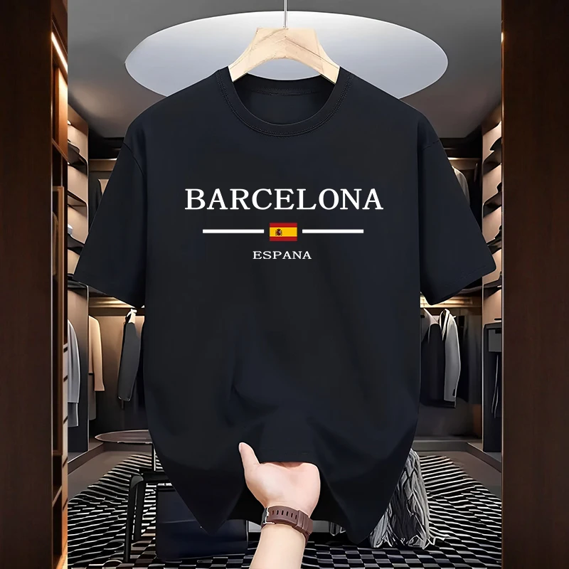 บาร์เซโลนาเสื้อยืดพิมพ์ลายสำหร - Home Barcelona บทวิจารณ์และราคา