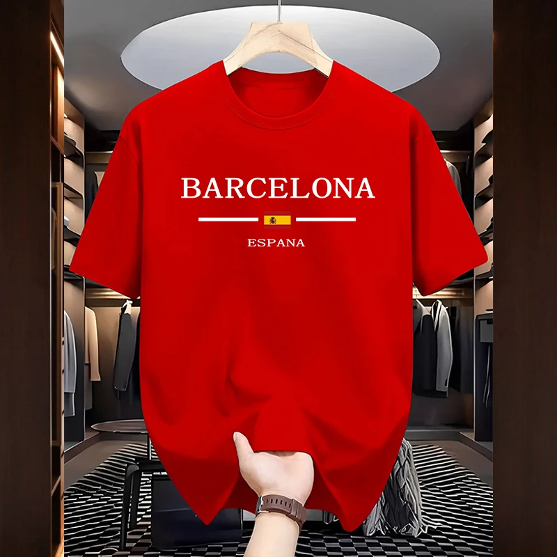 บาร์เซโลนาเสื้อยืดพิมพ์ลายสำหร - Home Barcelona บทวิจารณ์และราคา