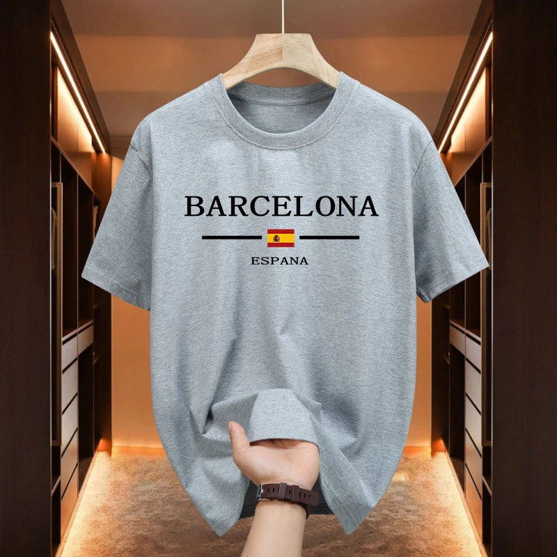 บาร์เซโลนาเสื้อยืดพิมพ์ลายสำหร - Home Barcelona บทวิจารณ์และราคา
